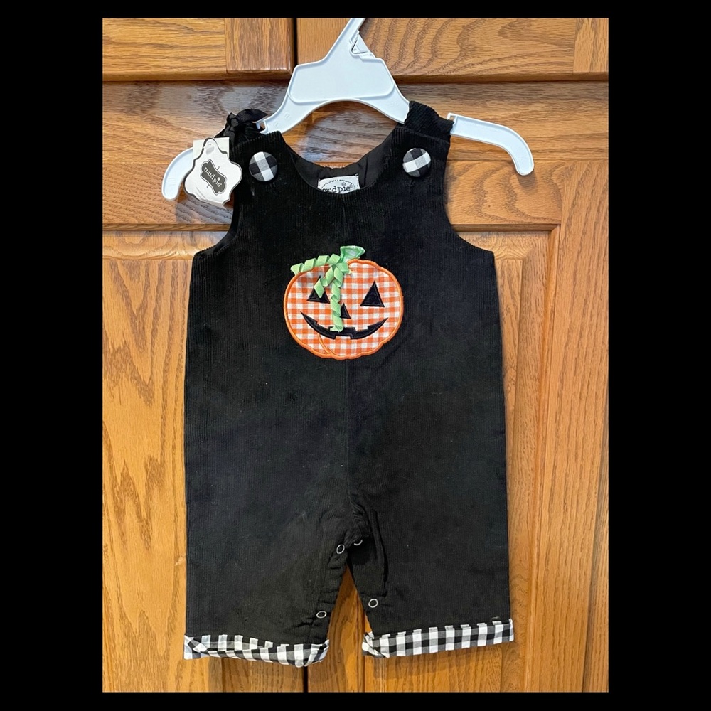 NWT Mudpie Halloween 🎃 outfit size 0-6 months - Picture 1 of 6
